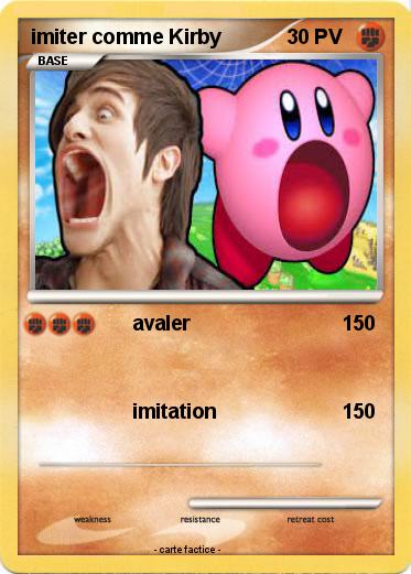 Pokemon imiter comme Kirby