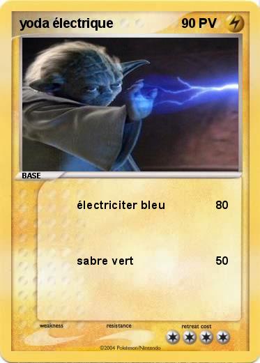 Pokemon yoda électrique                                             