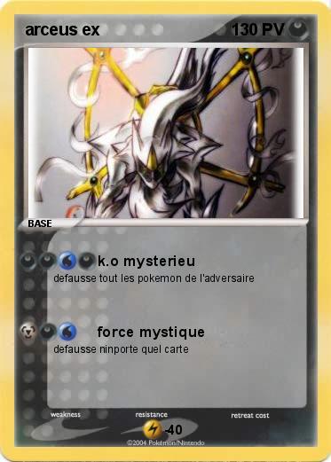 Pokemon arceus ex