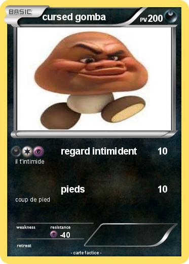 Pokemon cursed gomba