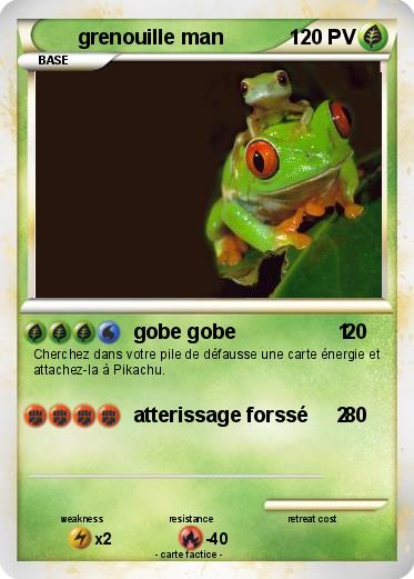 Pokemon grenouille man