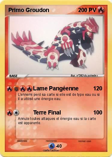 Pokemon Primo Groudon