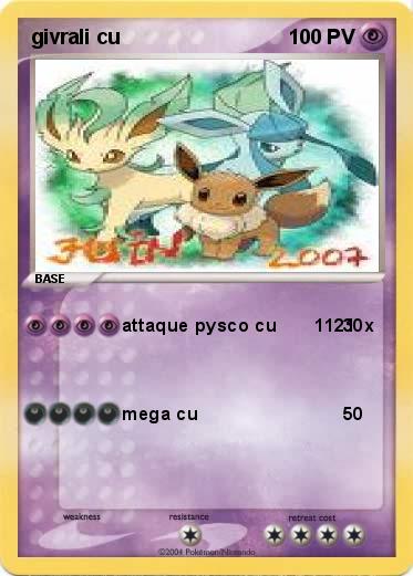 Pokemon givrali cu