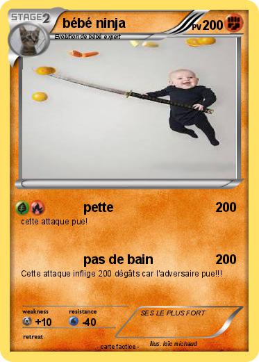 Pokemon bébé ninja