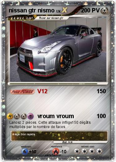 Pokemon nissan gtr nismo