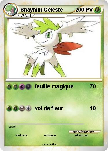 Pokemon Shaymin Celeste