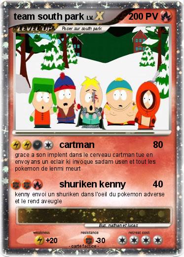 Pokemon team south park