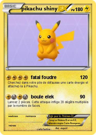 Pokemon pikachu shiny