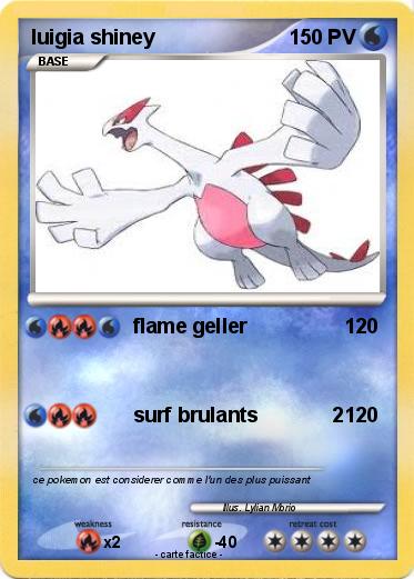 Pokemon luigia shiney