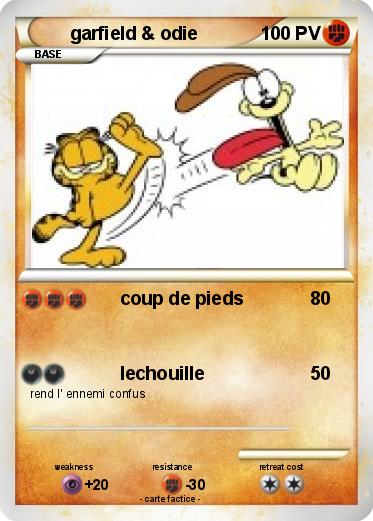 Pokemon garfield & odie