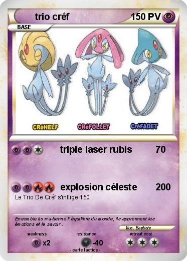 Pokemon trio créf