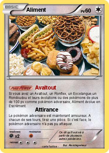 Pokemon Aliment
