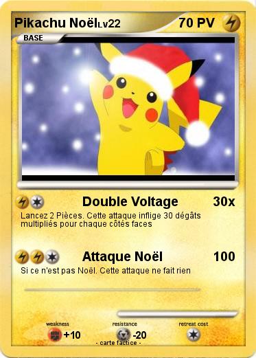 Pokemon Pikachu Noël