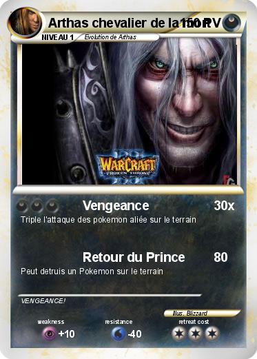 Pokemon Arthas chevalier de la mort