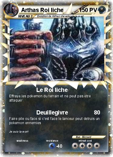 Pokemon Arthas Roi liche