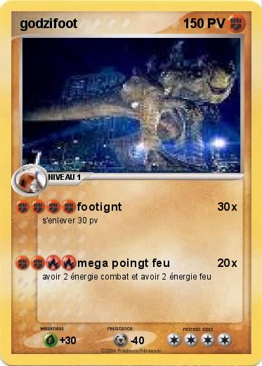 Pokemon godzifoot