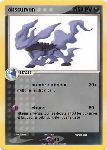 Pokemon obscurvon