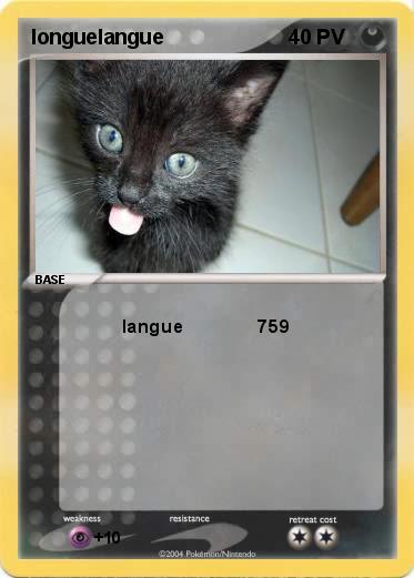 Pokemon longuelangue