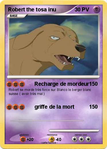 Pokemon Robert the tosa inu