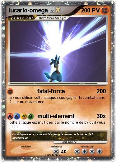 Pokemon lucario-omega