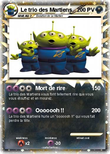 Pokemon Le trio des Martiens