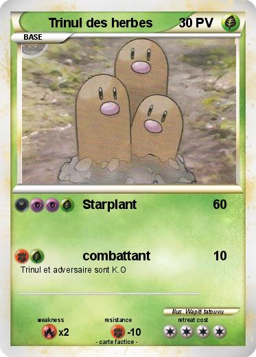 Pokemon Trinul des herbes