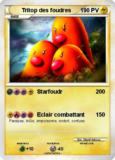 Pokemon Tritop des foudres
