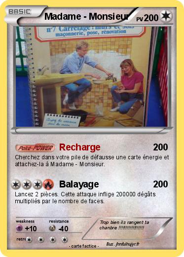 Pokemon Madame - Monsieur