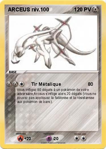 Pokemon ARCEUS niv.100