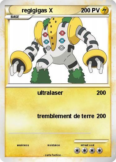 Pokemon regigigas X