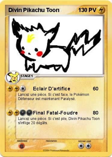 Pokemon Divin Pikachu Toon