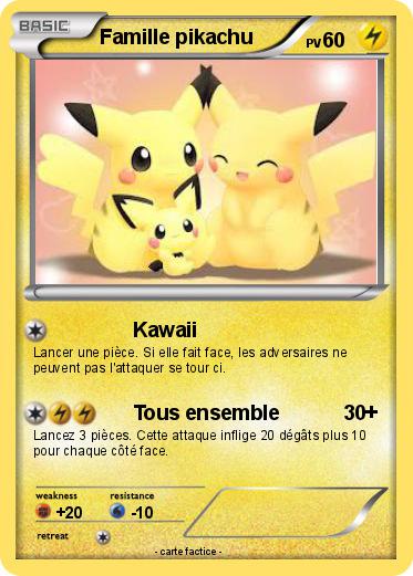 Pokemon Famille pikachu