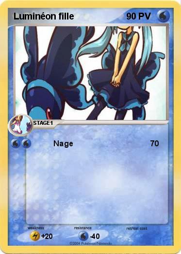 Pokemon Luminéon fille