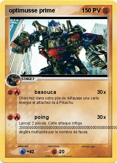 Pokemon optimusse prime