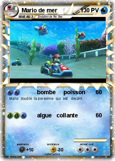 Pokemon Mario de mer