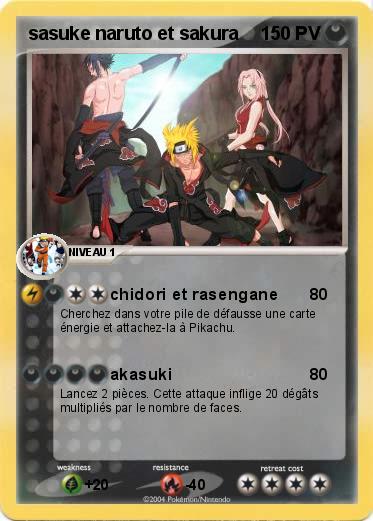 Pokemon sasuke naruto et sakura