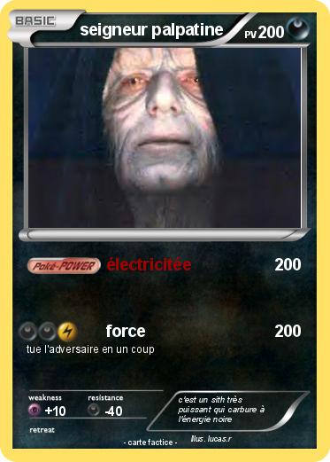 Pokemon seigneur palpatine