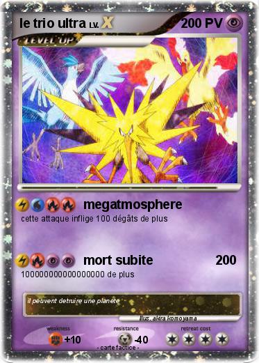 Pokemon le trio ultra