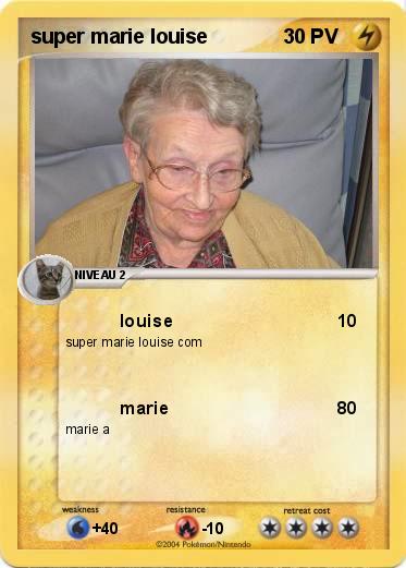 Pokemon super marie louise