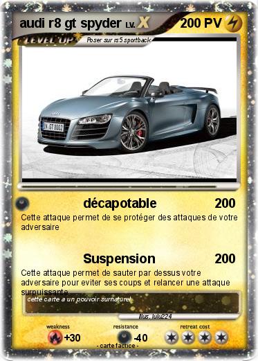 Pokemon audi r8 gt spyder