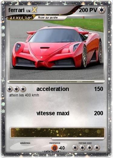 Pokemon ferrari