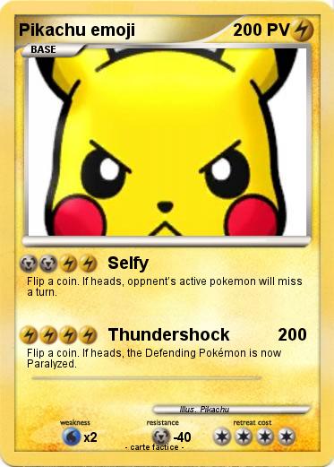 Pokemon Pikachu emoji