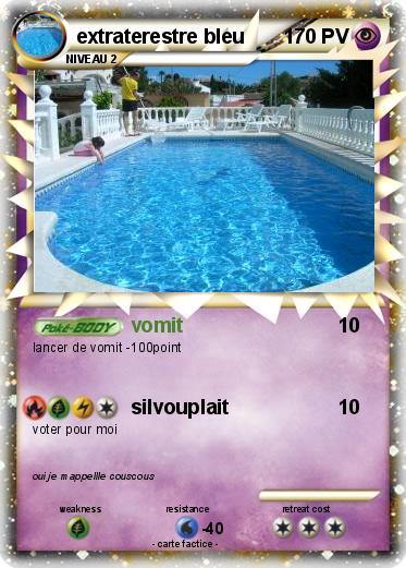 Pokemon extraterestre bleu