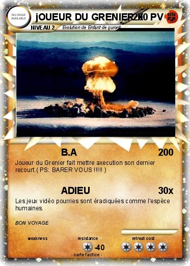 Pokemon jOUEUR DU GRENIER X