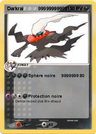 Pokemon Darkrai           99999999999