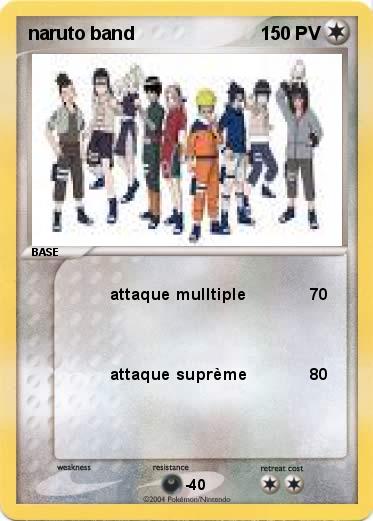 Pokemon naruto band