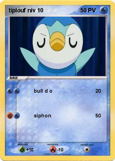 Pokemon tiplouf niv 10