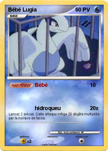 Pokemon Bébé Lugia
