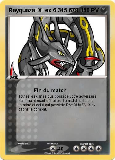 Pokemon Rayquaza  X  ex 6 345 678