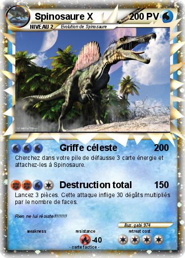 Pokemon Spinosaure X